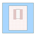 Dialyse: SX8310  Champs Opératoire Anti-X Polyvalent Absorbant (L3) – Avec Fenêtre Rectangulaire - 30 x 40 cm (15/boîte)