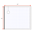 Fémoral: SX8330  Champs Opératoire Anti-X Angiographie Absorbant (L3) – Fenêtré Cercle - 33 x 40 cm (15/boîte)